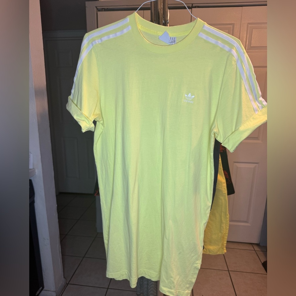 Adidas Breight Yellow t-shirt Dress